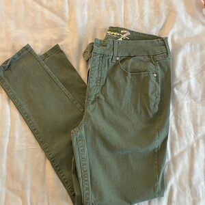 Seven7 Women's Olive Skinny Jeans